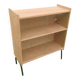 Vintage antique display shelf with Scandinavian tapered legs.