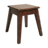 Low pine workshop stool, 1950