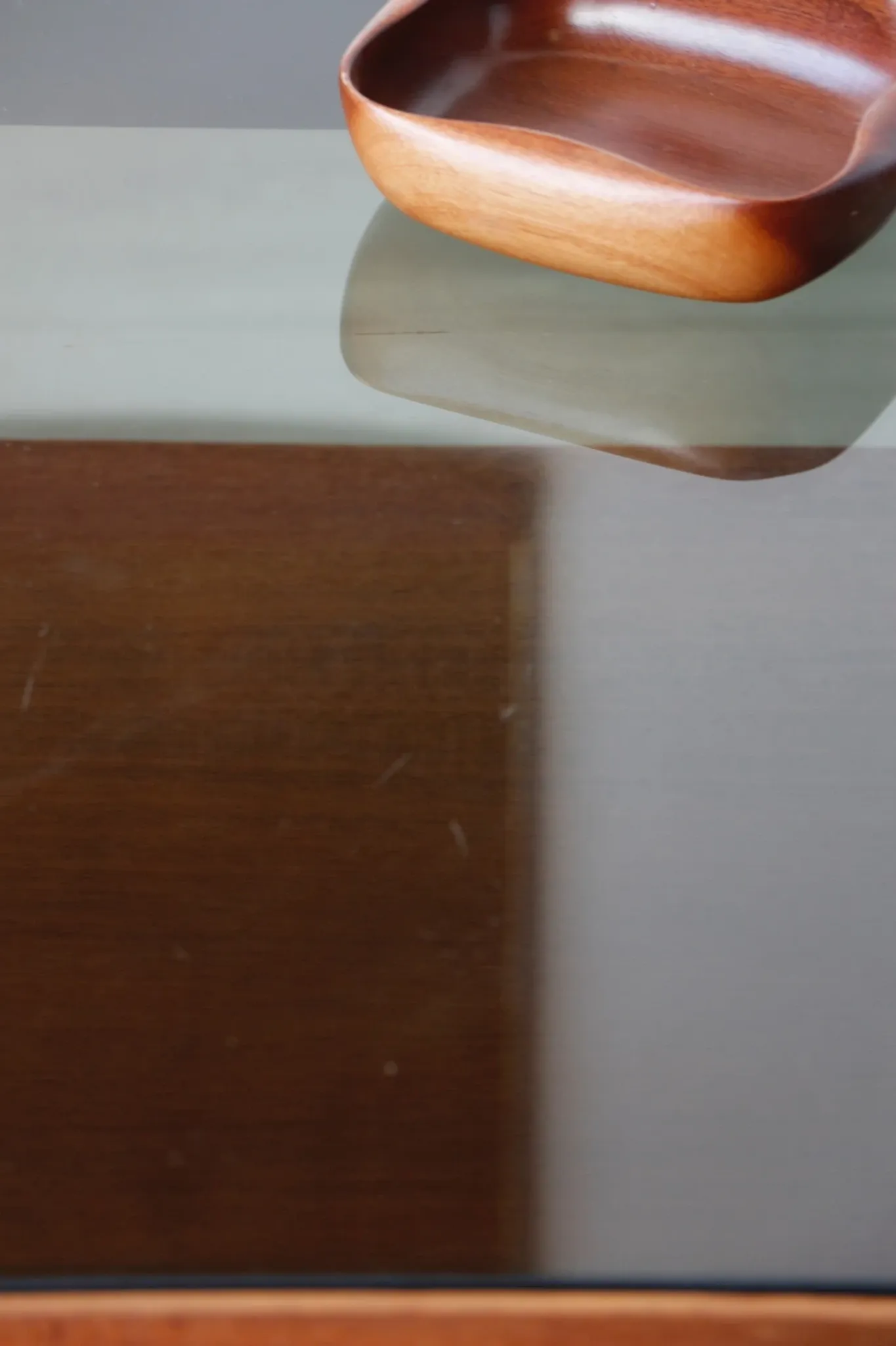 Vintage square coffee table – Solid teak – Myer