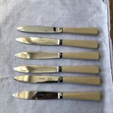 Series of six cheese knives
