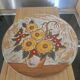 Vintage Vallauris Ceramic Large Plate 35 cm – G. Azema – Sunflower