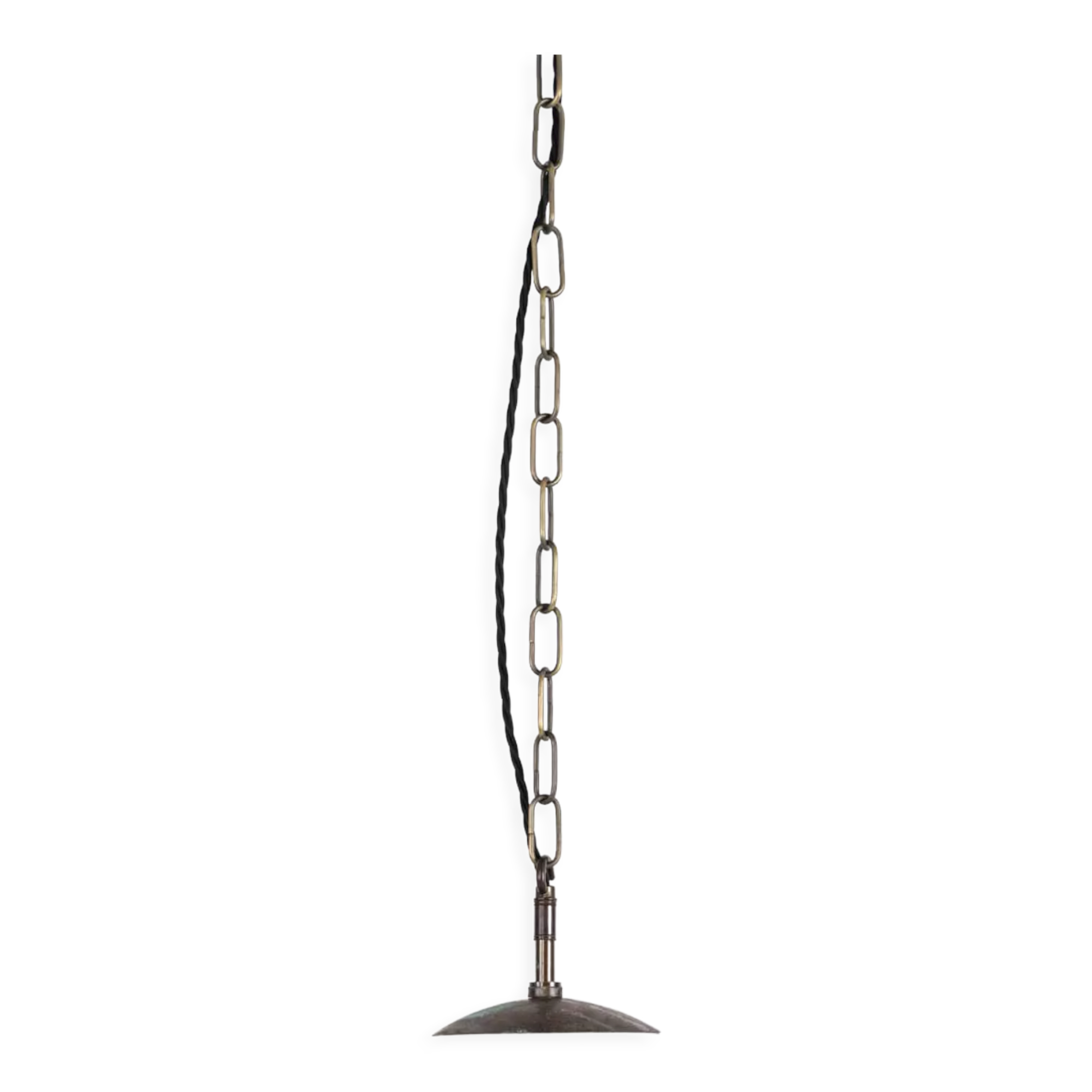 Large Globe Opaline Pendant Lamp