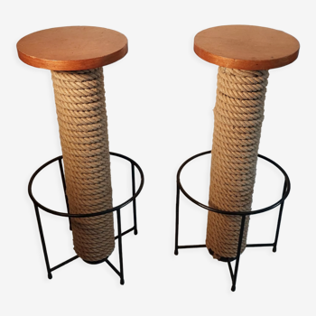 Pair of bar stools circa 1960