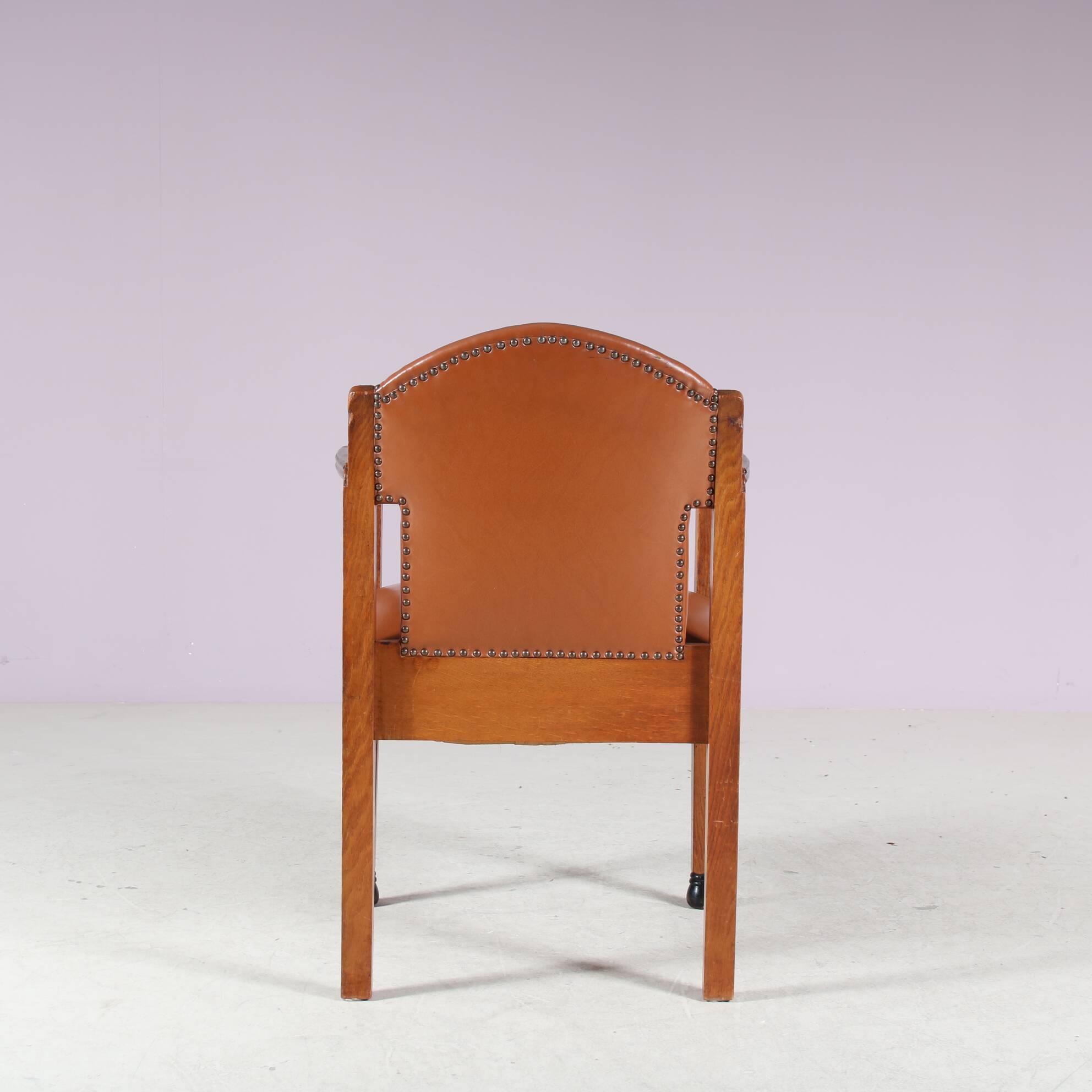 1920s Amsterdamse School style chair by Paul Bromberg for ‘t Woonhuys, Amst