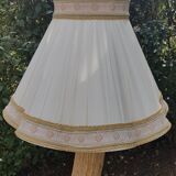 Handmade silk canvas lampshade