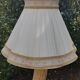 Handmade silk canvas lampshade