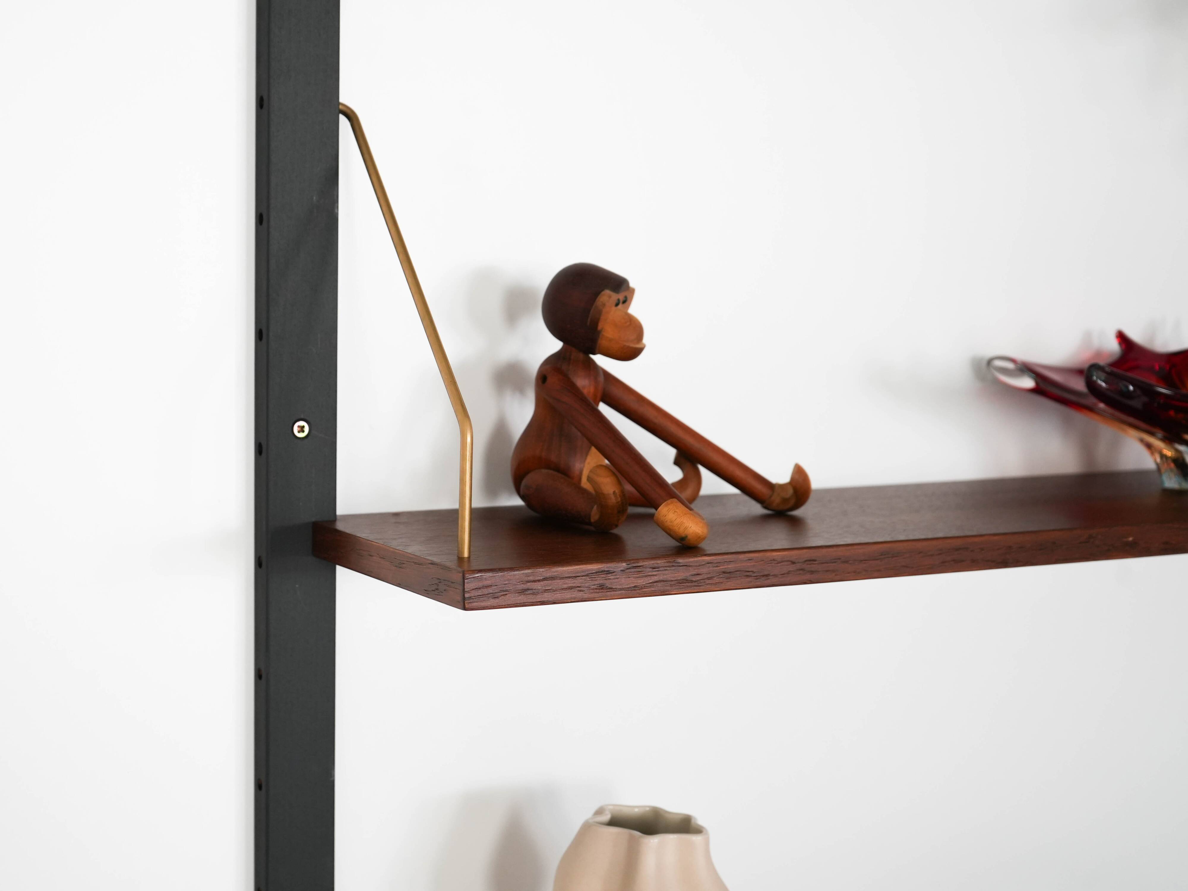 Teak shelving unit, Danish design, 1960s, made in Denmark