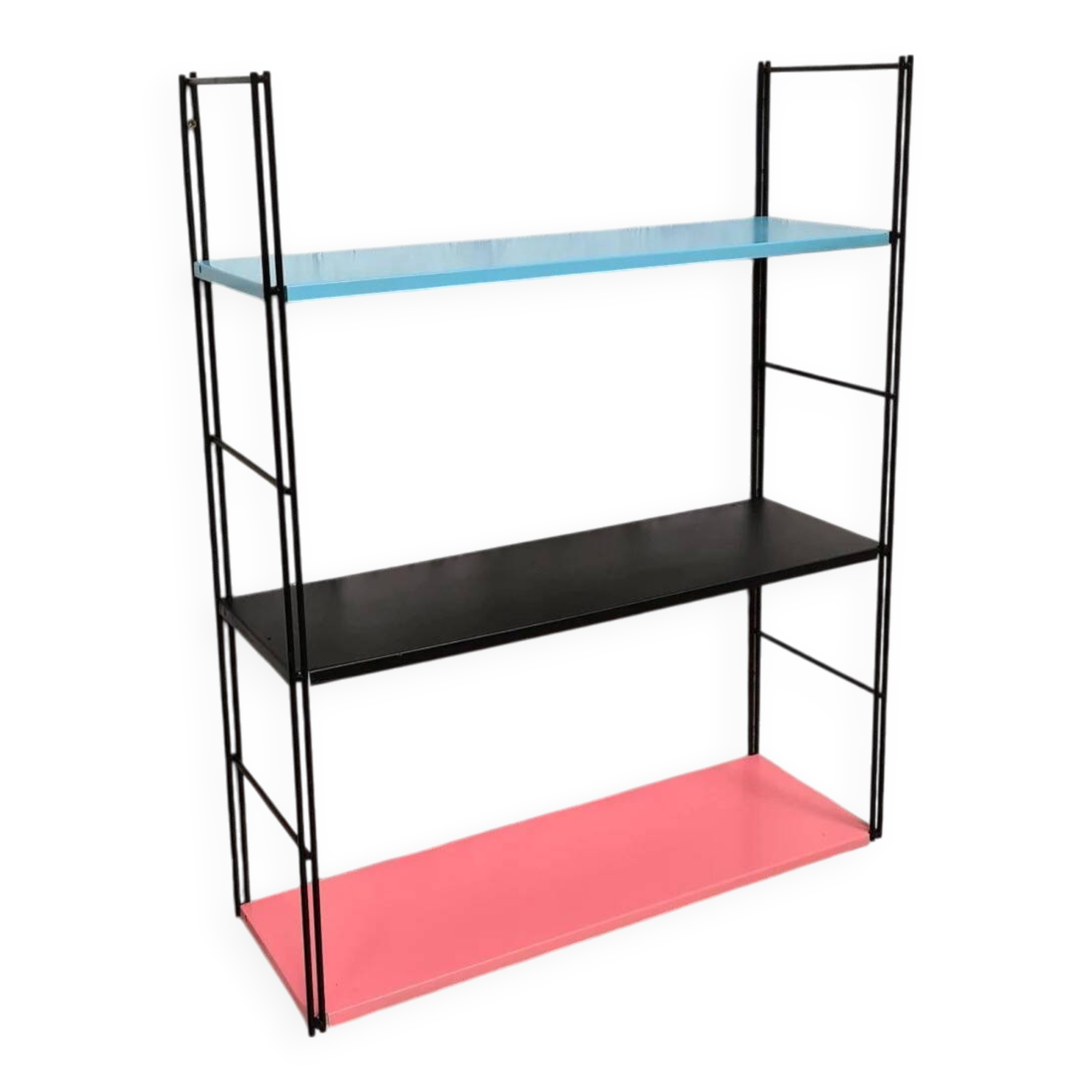 Shelf 1960 to 70, metal h60x48x17 traces of wear nor