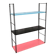 Etagere 1960 à 70, métal h60x48x17 trace usure nor