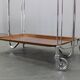 Mid-century folding serving cart, Italy, 1970s