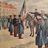 The presentation of the flag in 1903
