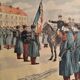 La présentation du drapeau en 1903