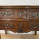 Louis XV style commode in carved wood