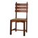 1960s Belgian Mid-Century Chair in Oak and Wicker, Brutalist Style