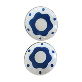 Blue pair duo Sarreguemines