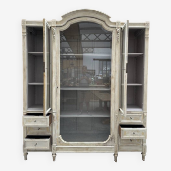 Large Louis XVI style display cabinet