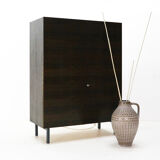 Writing desk, dark walnut stained 1960