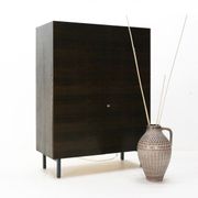 Writing desk, dark walnut stained 1960