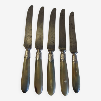 Old knives cutlery table service