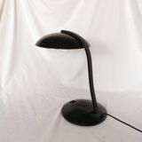Mushroom lamp in black lacquered steel model Z290, Veneta Lumi, Italy, 1980