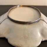 Old dish mounted in ceramic, scallop