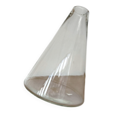 Vase verre culbuto H 21cm