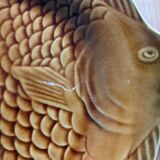 Assiettes et plat poisson Sarreguemines