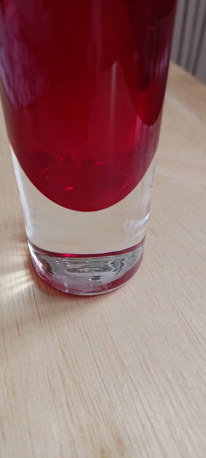 Blown glass soliflore vase