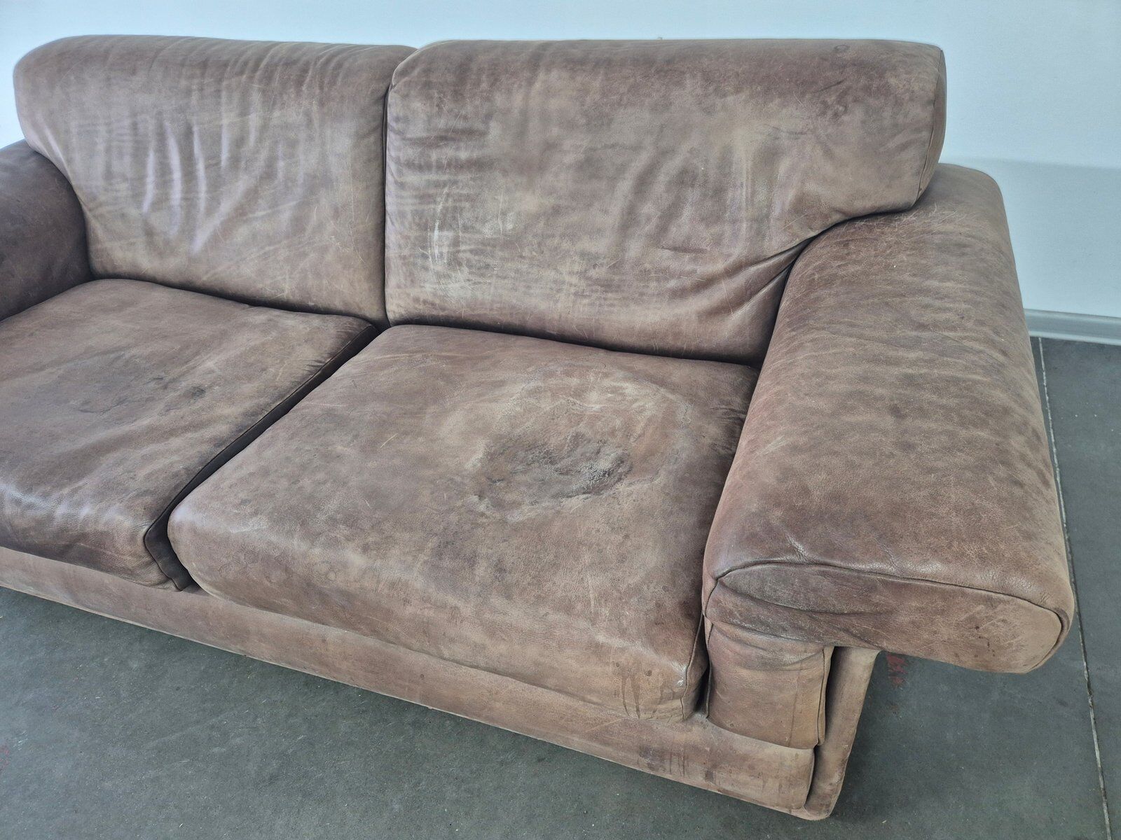 Vintage DS-68 sofa in leather from de Sede, 1980s