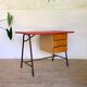 Bureau vintage moderniste pied compas