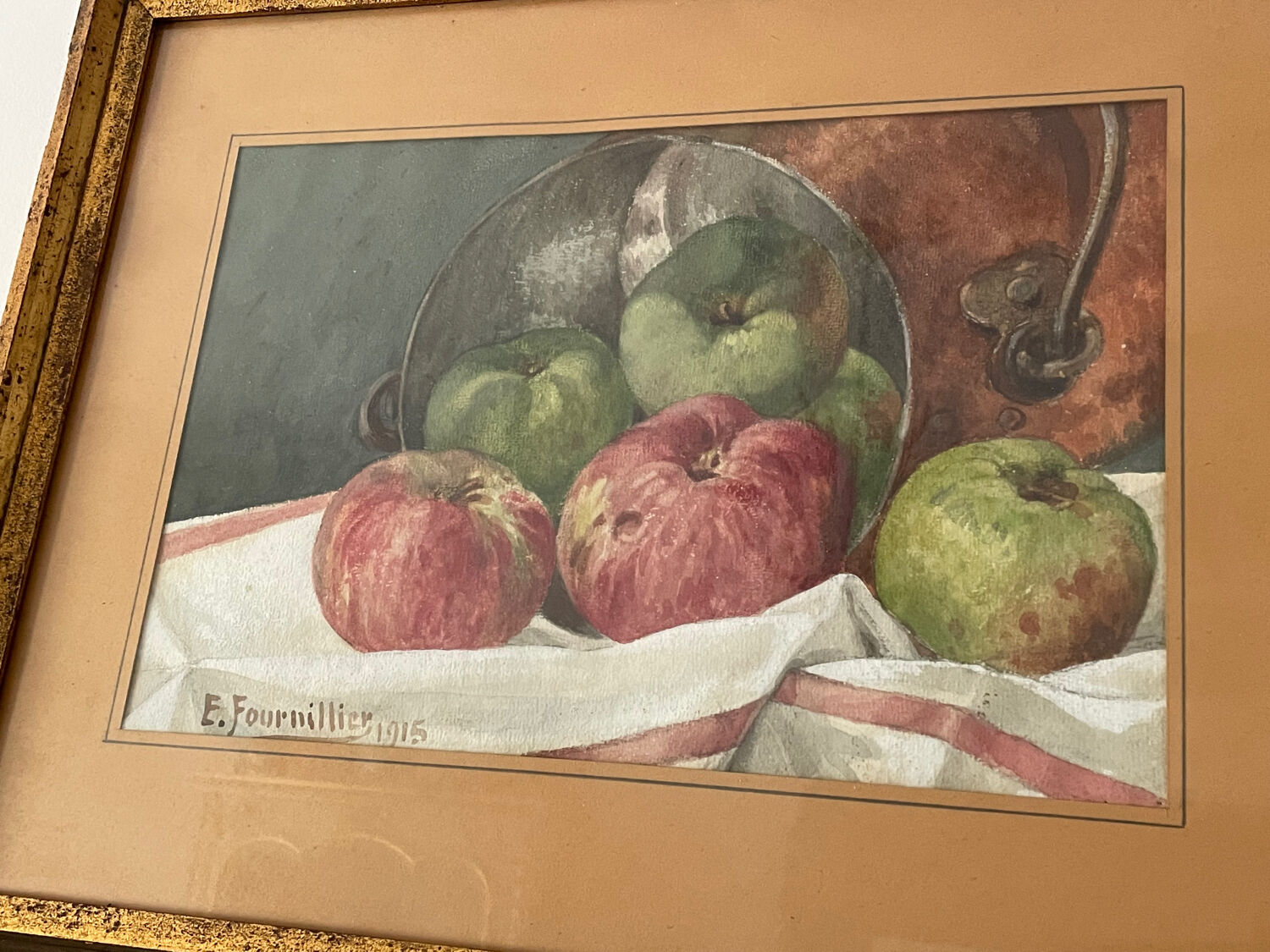 Tableau aquarelle nature morte