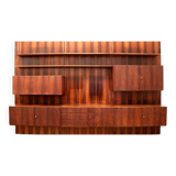 Vintage rosewood modular wall system from IDEE Möbel from the 1960s
