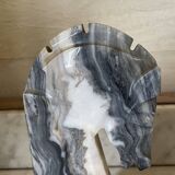 Pair of vintage marble horse head bookends