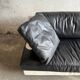 BnB Italia black and white leather sofa – 2-seater module