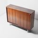 Minimalist storage cabinet in teak by Alfred Hendrickx, 1960