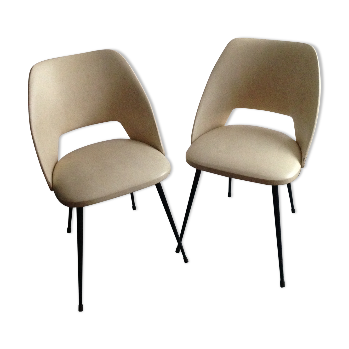 Ensemble de 4 chaises tonneau