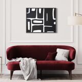 Minimalist abstract painting