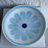 Large fruit bowl, classic French glass dish