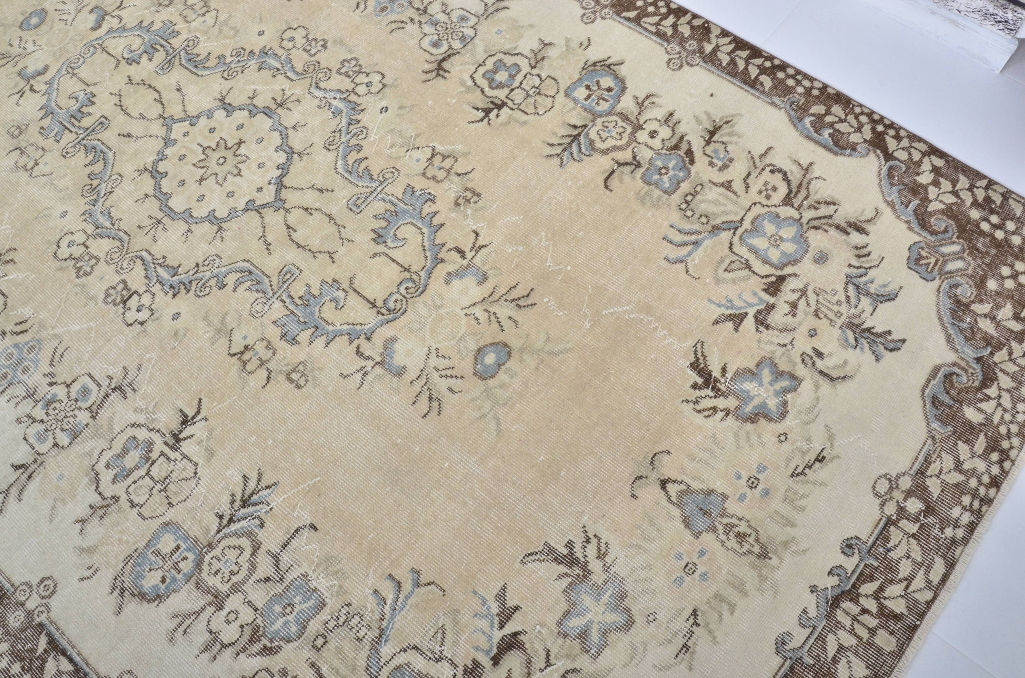 Oushak Turkish Vintage Rug sku 3266