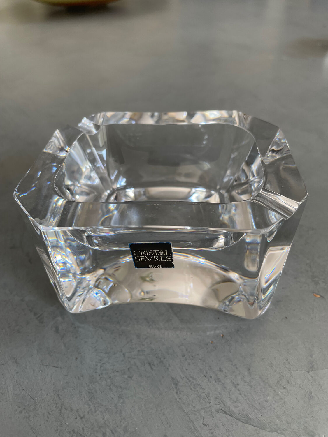 Sevres crystal ashtray