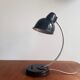 Lampe de bureau vintage noire VEB Leuchtenbau 1950