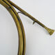 Old brass hunting horn