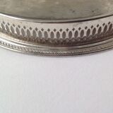 Silver metal tray