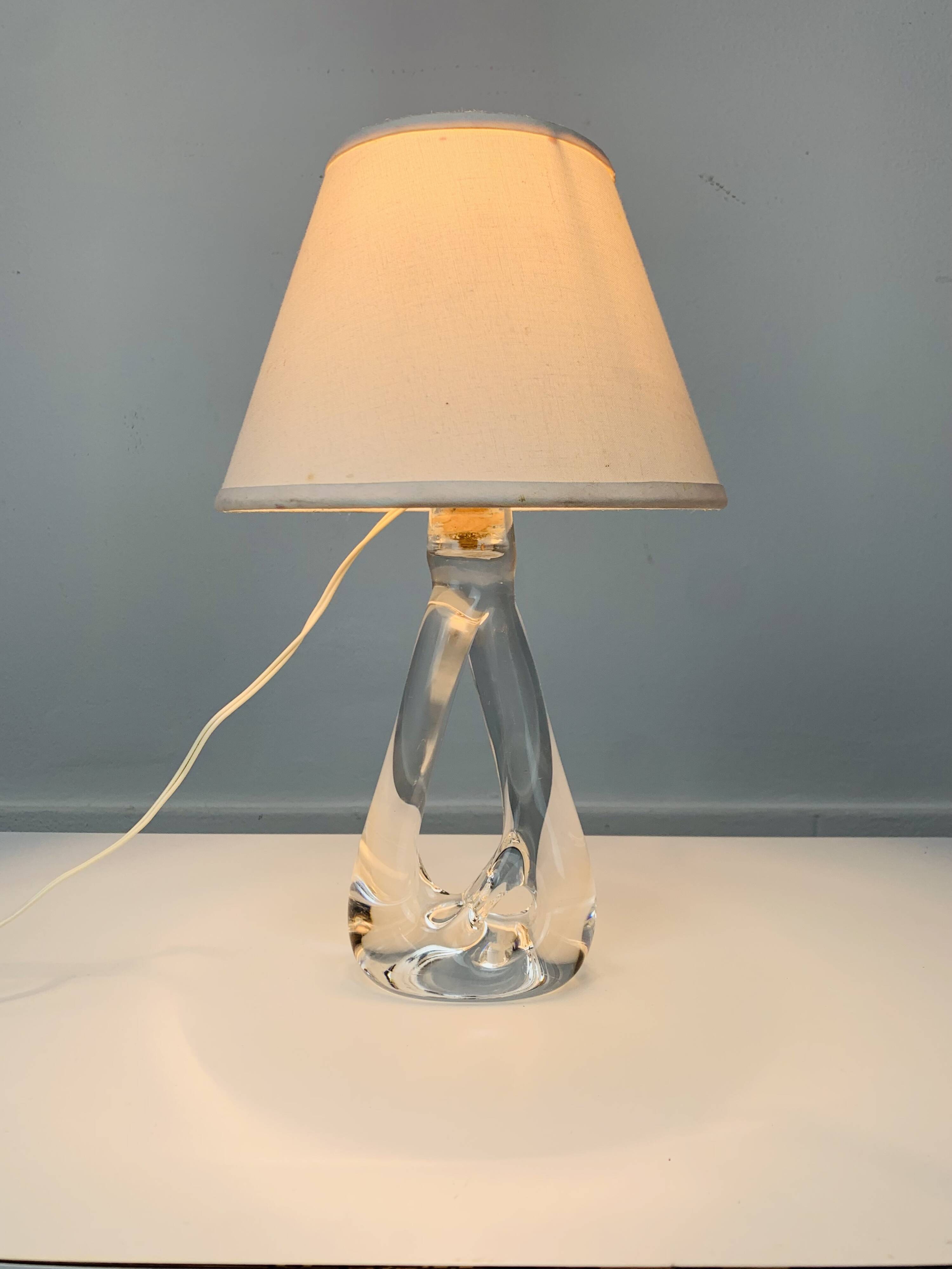 Vintage crystal lamp from the 60s
