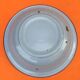 1940s basin, bowl glazed sheet metal gray with brown edging