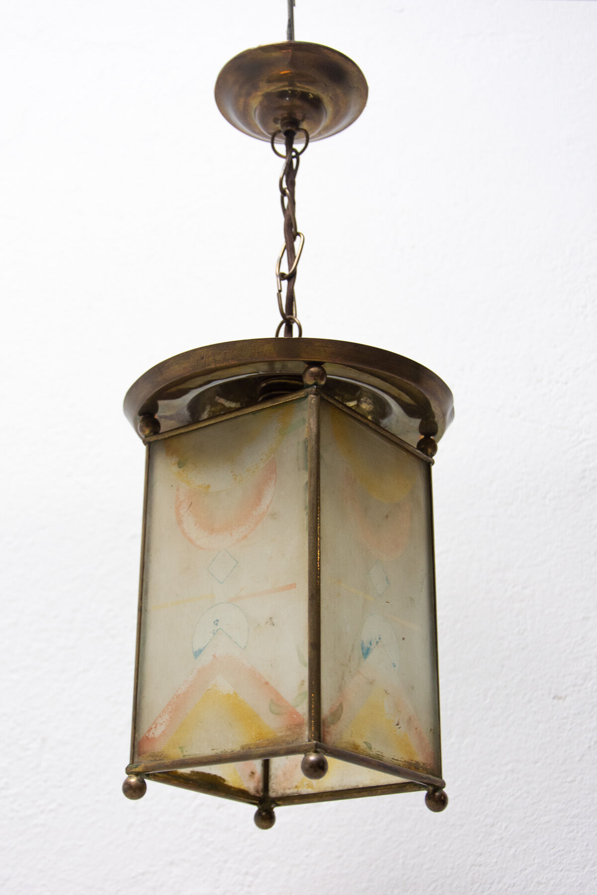 Art nouveau lantern, circa 1915, austria hungary