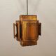 Brutalist hanging lamp, denmark 1960s