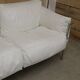 LC3 sofa by Le Corbusier, chrome and white leather