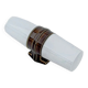 Double wall lamp in brown porcelain Model 6065 by Sigvard Bernadotte for Ifö – 1960s