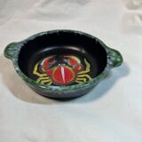 Shallow dish or ceramic serving dish by Gabriel Fourmaintraux.